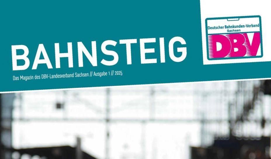 Titelbild des "Bahnsteig" 1/2025